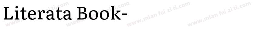 Literata Book字体转换